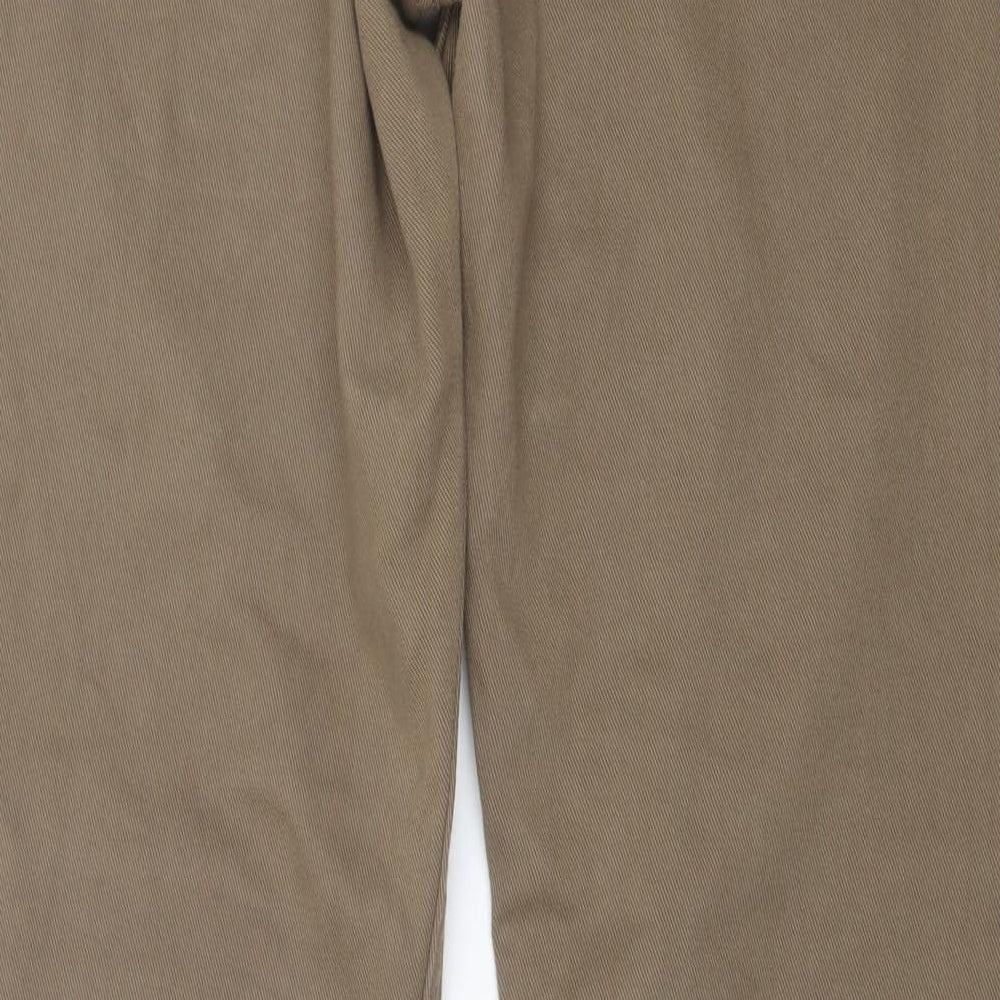 Nico Mens Brown Cotton Straight Jeans Size 34 in L31 in Regular Button