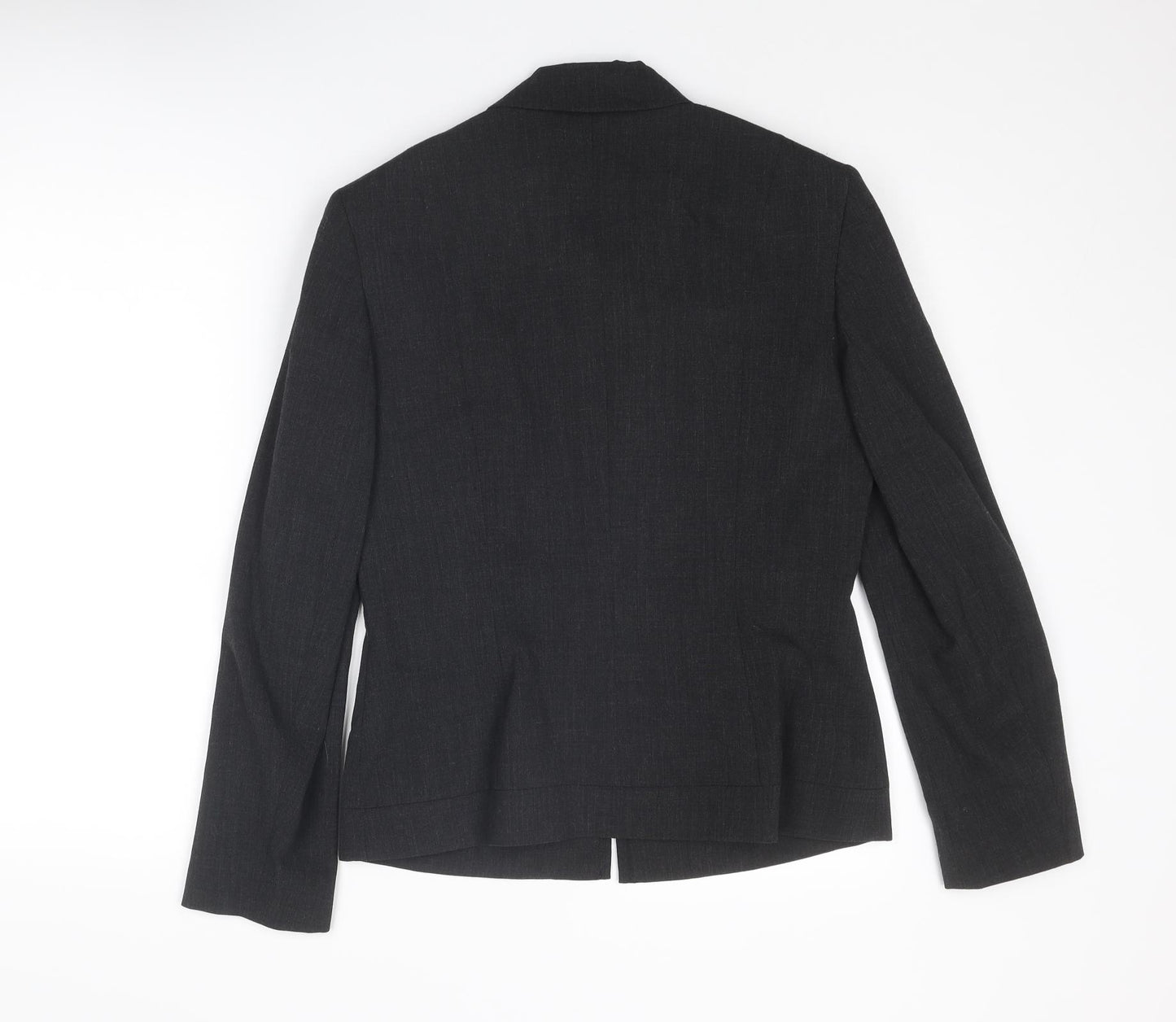 Principles Womens Grey Jacket Size 12 Zip