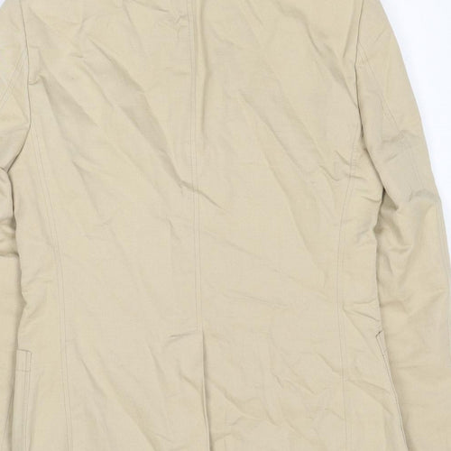 Crew Clothing Mens Beige Cotton Jacket Suit Jacket Size 38 Regular