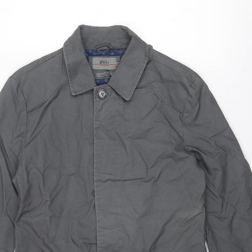 Jeff Banks Mens Grey Jacket Size S Button