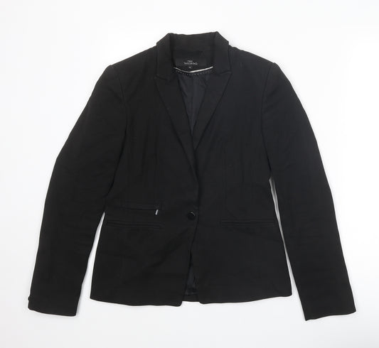 NEXT Womens Black Jacket Blazer Size 8 Button