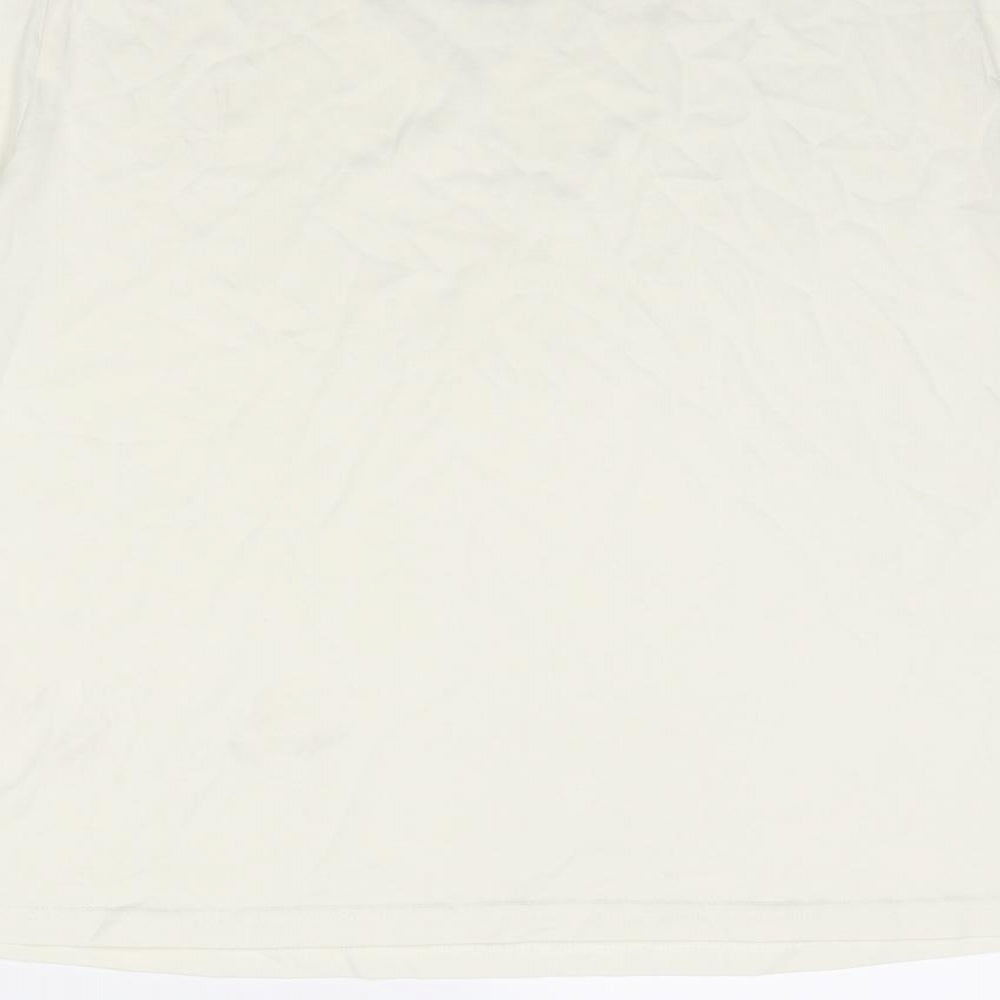 Classics Womens Ivory Polyester Basic Blouse Size 20 Round Neck - Size 20-22