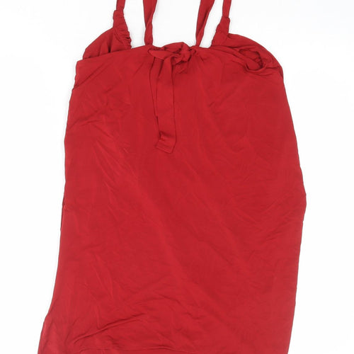 Firetrap Womens Red Viscose Camisole Tank Size L Scoop Neck - Draped