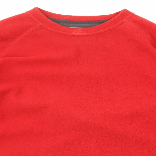 Marks and Spencer Mens Red Polyester Pullover Sweatshirt Size L
