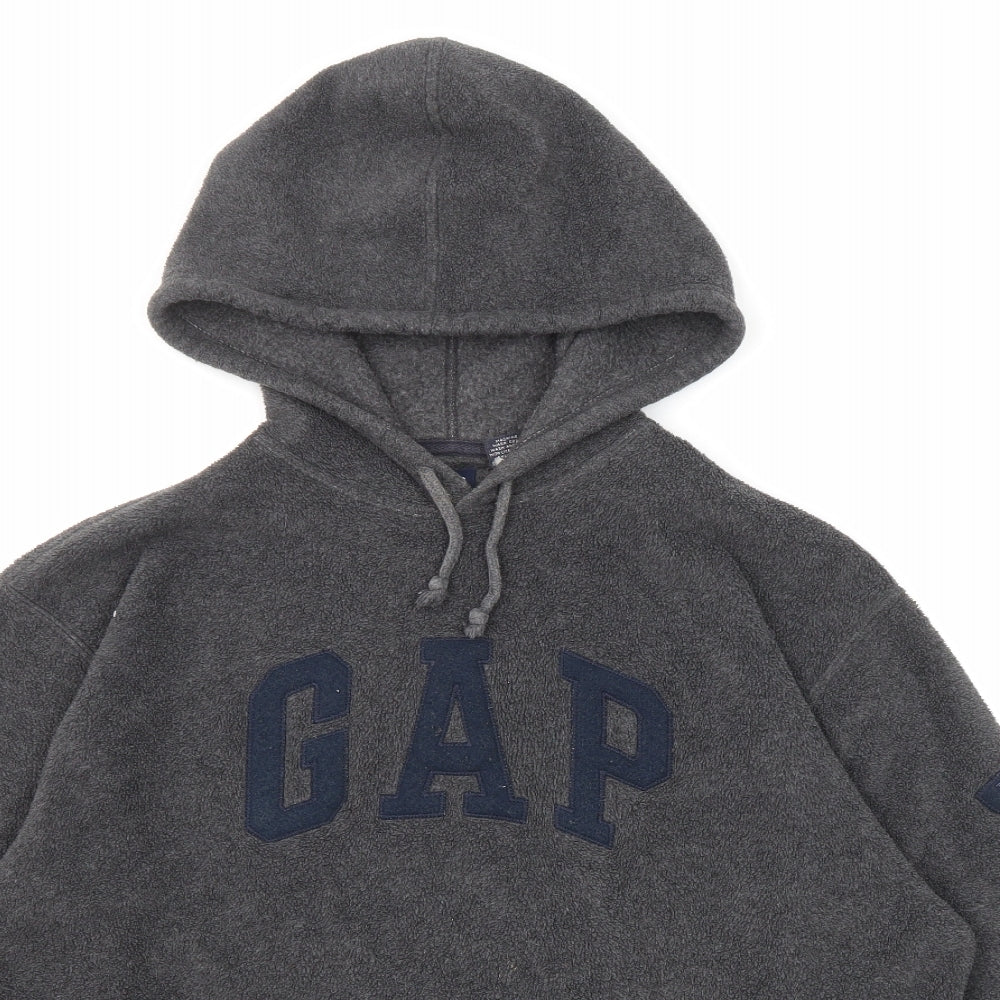 Gap Mens Grey Polyester Pullover Hoodie Size S