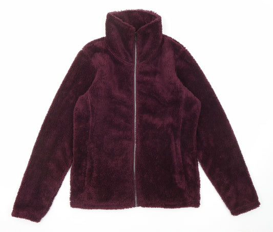 Peter Storm Womens Purple Jacket Size 14 Zip - Teddy Style