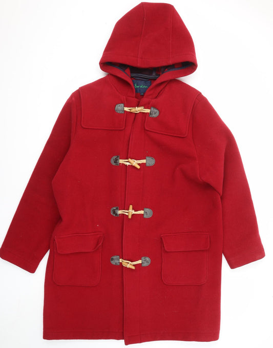 Boden Womens Red Overcoat Coat Size 20 Toggle - Duffle Coat