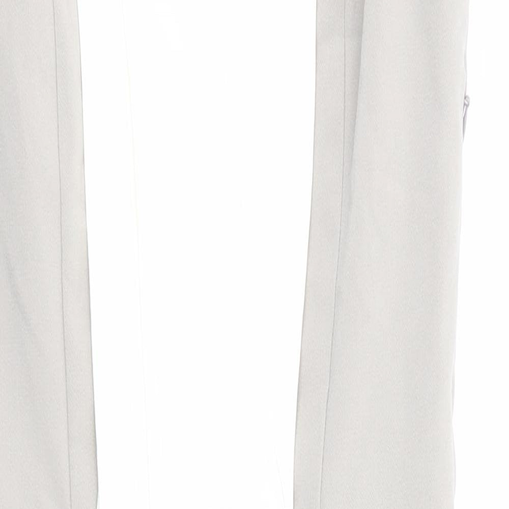ASOS Womens Grey Colourblock Polyester Pencil Dress Size 8 V-Neck Zip