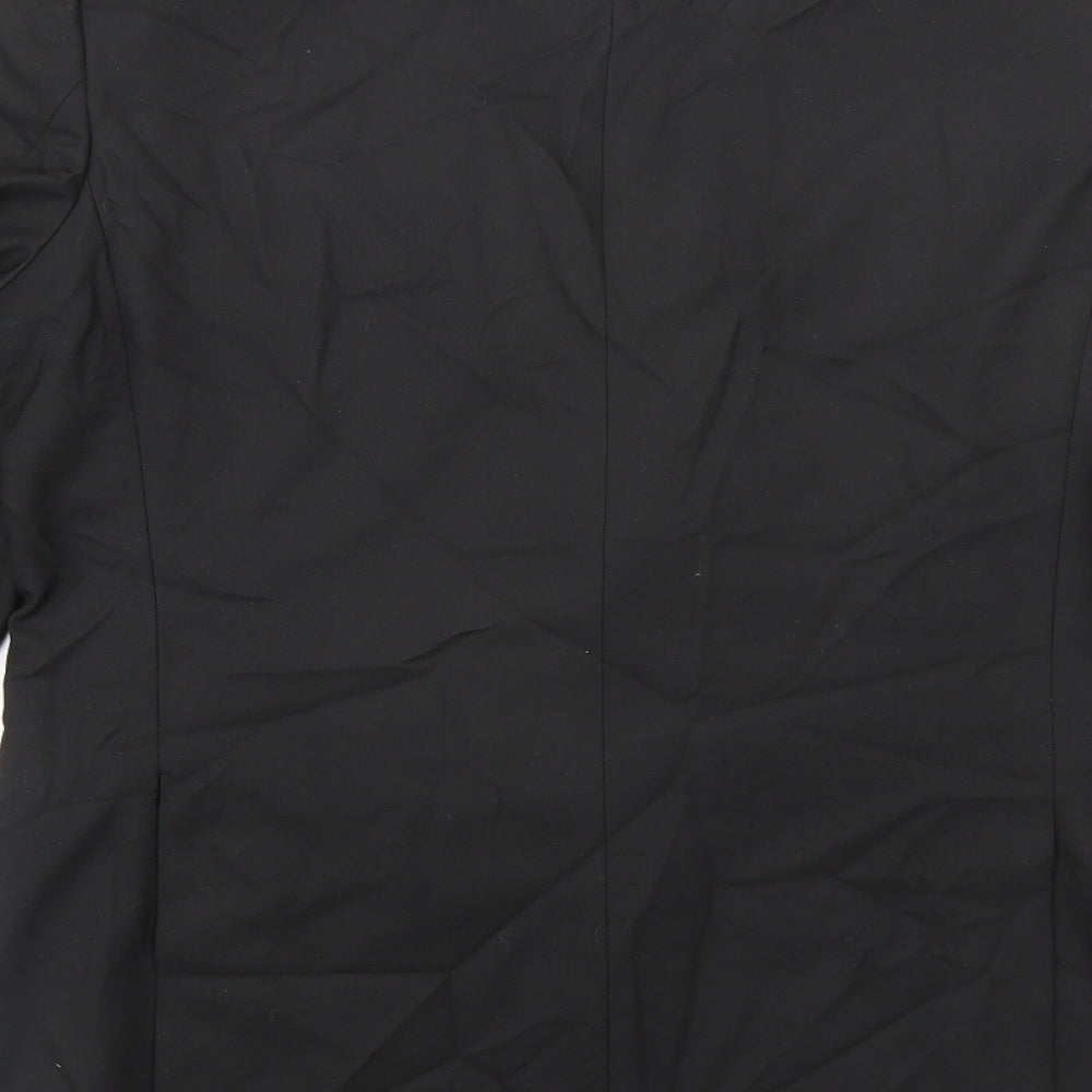 Marks and Spencer Mens Black Polyester Jacket Suit Jacket Size 42 Big & Tall