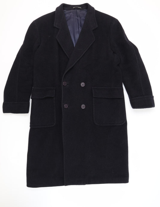 Paul Smith at CUE by Austin Reed Mens Blue Pea Coat Coat Size 40 Button