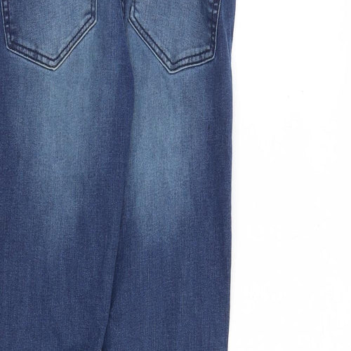 ESMARA Womens Blue Cotton Skinny Jeans Size 10 Slim Zip