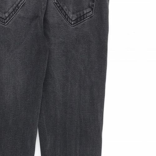 Burton Mens Grey Cotton Skinny Jeans Size 36 in Slim Button