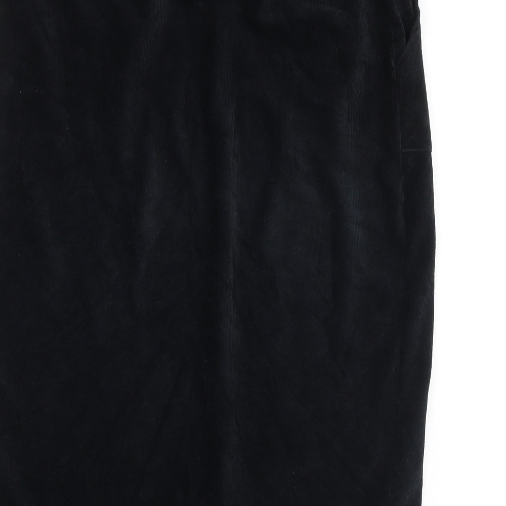TU Womens Black Cotton Straight & Pencil Skirt Size 16