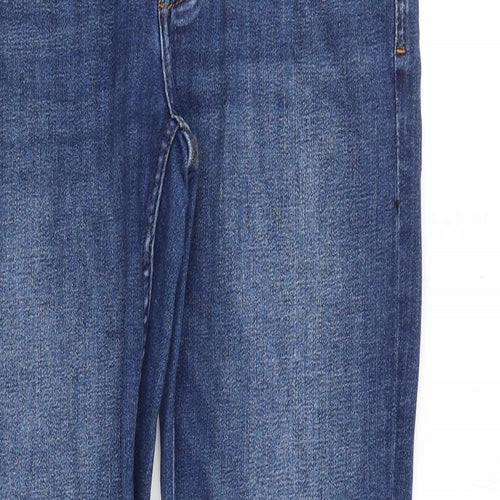 Denim & Co. Mens Blue Cotton Skinny Jeans Size 34 in L32 in Slim Button