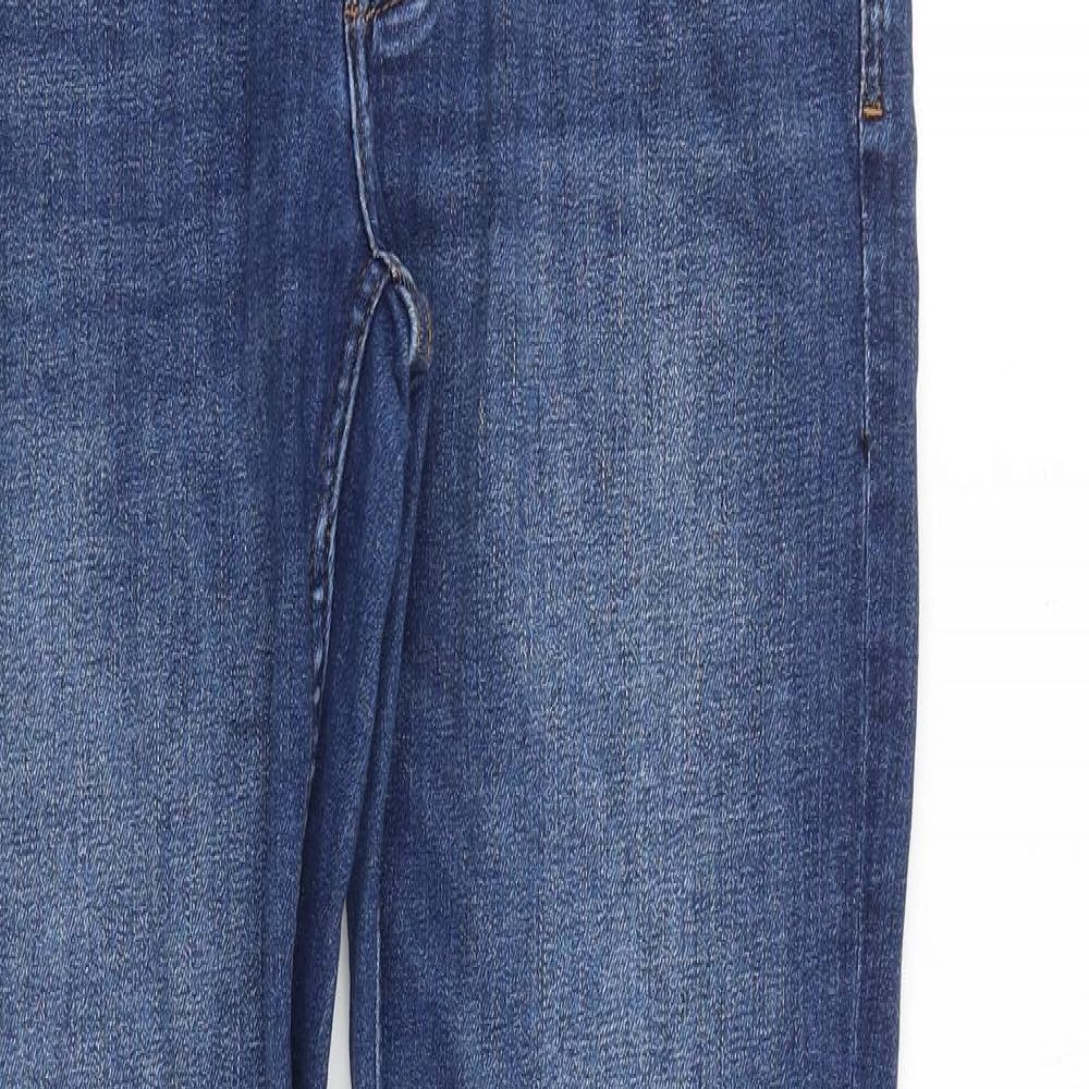 Denim & Co. Mens Blue Cotton Skinny Jeans Size 34 in L32 in Slim Button