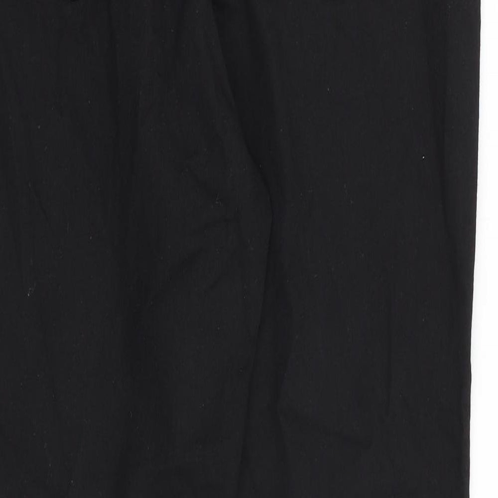 Marks and Spencer Womens Black Cotton Jegging Jeans Size 16 L28 in Regular