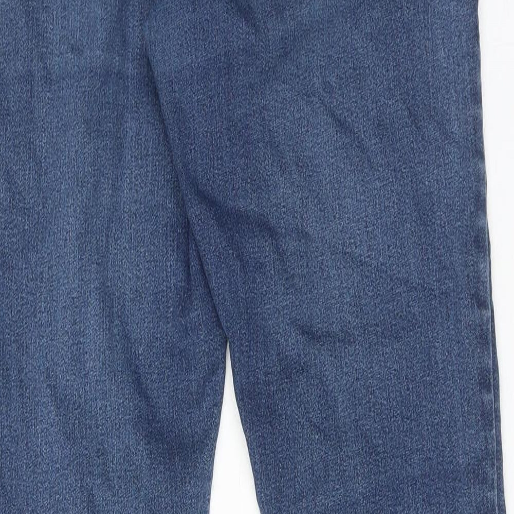 Dorothy Perkins Womens Blue Cotton Skinny Jeans Size 8 Regular Zip
