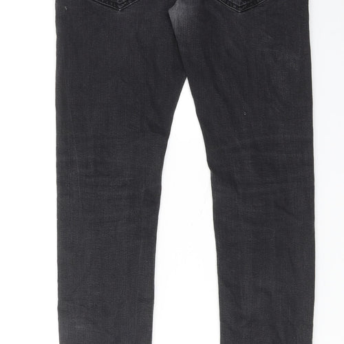 Diesel Mens Grey Cotton Skinny Jeans Size 30 in L32 in Regular Button