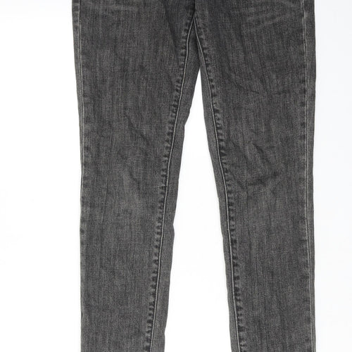 Gap Womens Grey Cotton Skinny Jeans Size 25 in L32 in Regular Zip