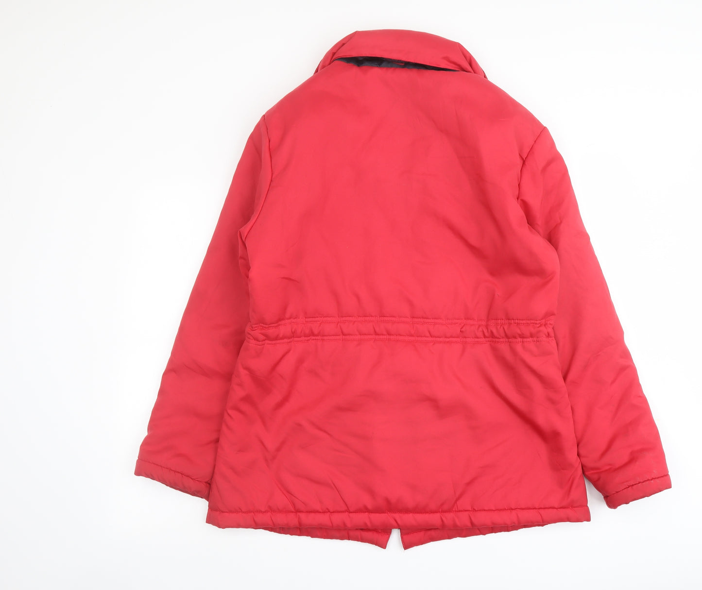 Anne De Lancay Womens Red Jacket Size M Zip