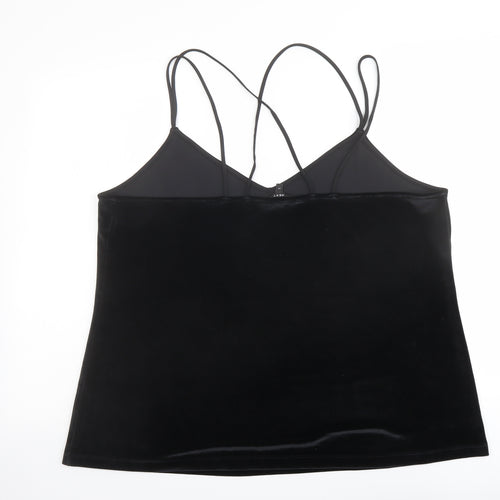NEXT Womens Black Polyester Camisole Tank Size 22 V-Neck