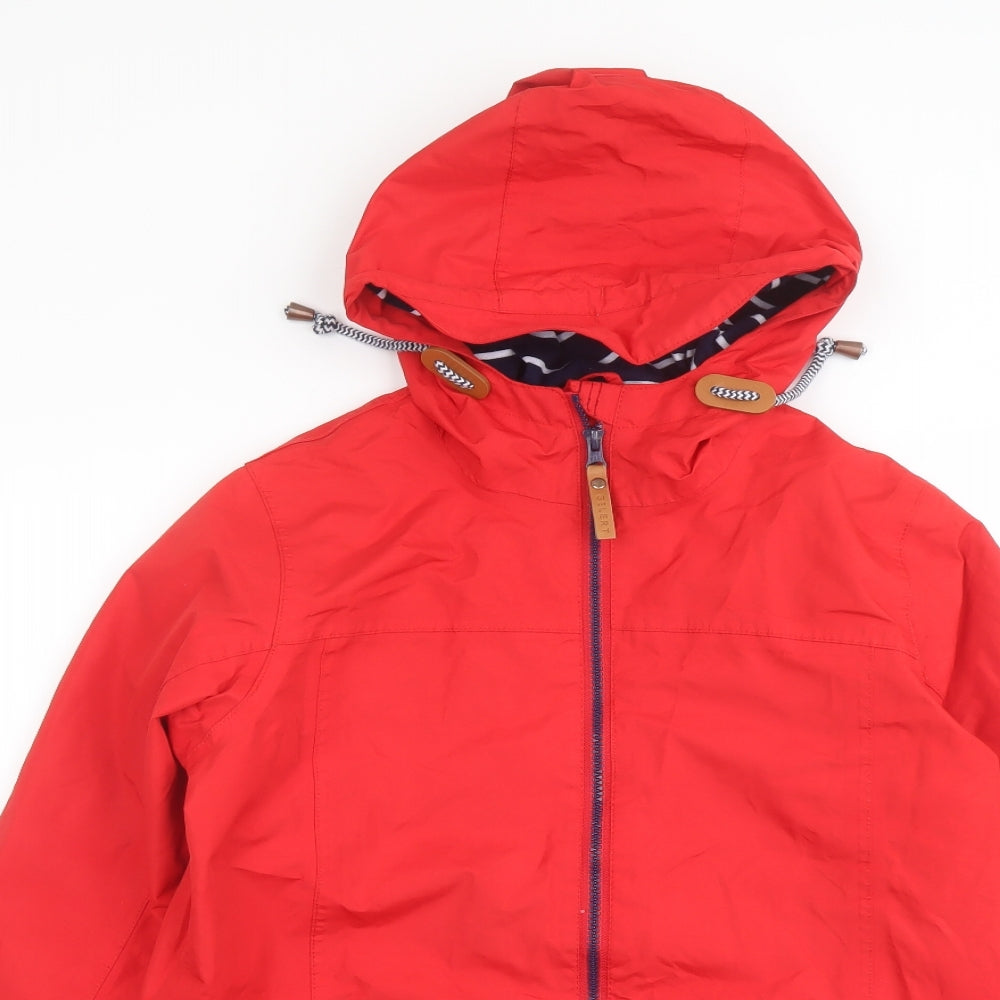 Gelert Womens Red Windbreaker Jacket Size 10 Zip