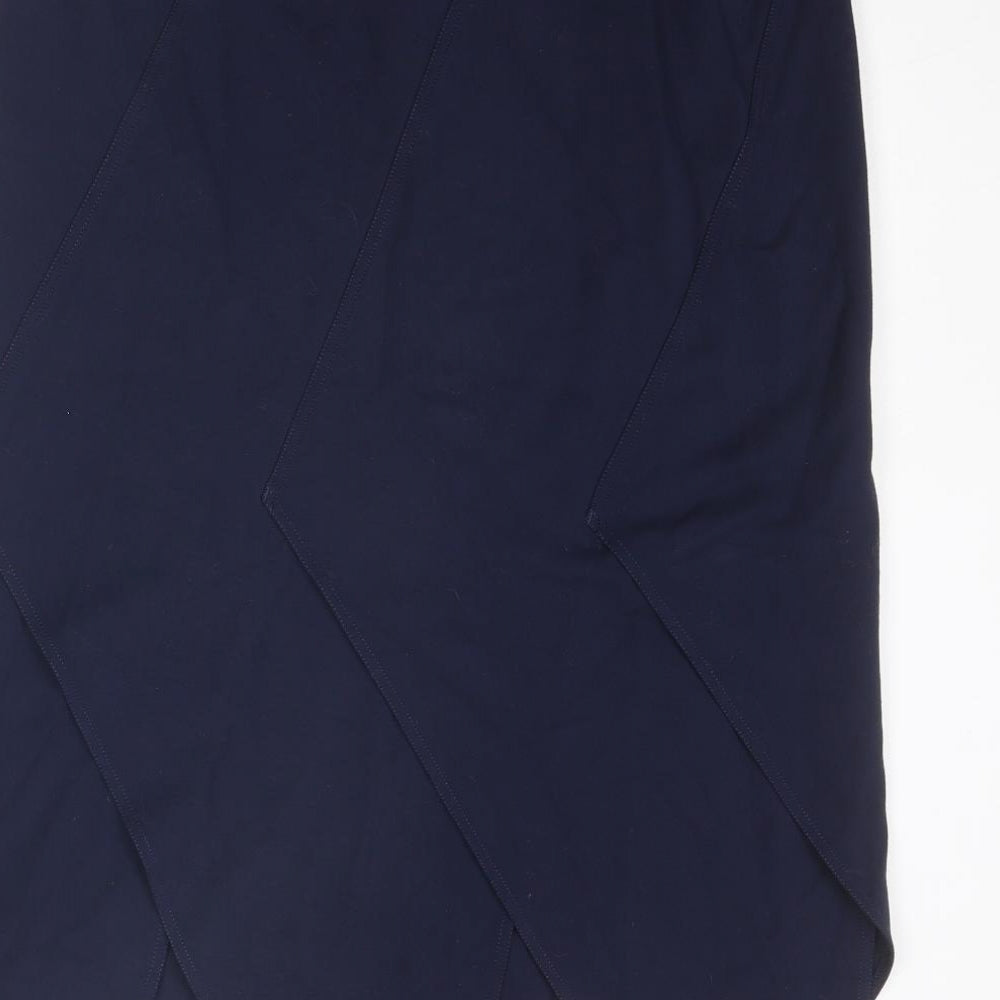 COS Womens Blue Viscose A-Line Skirt Size M