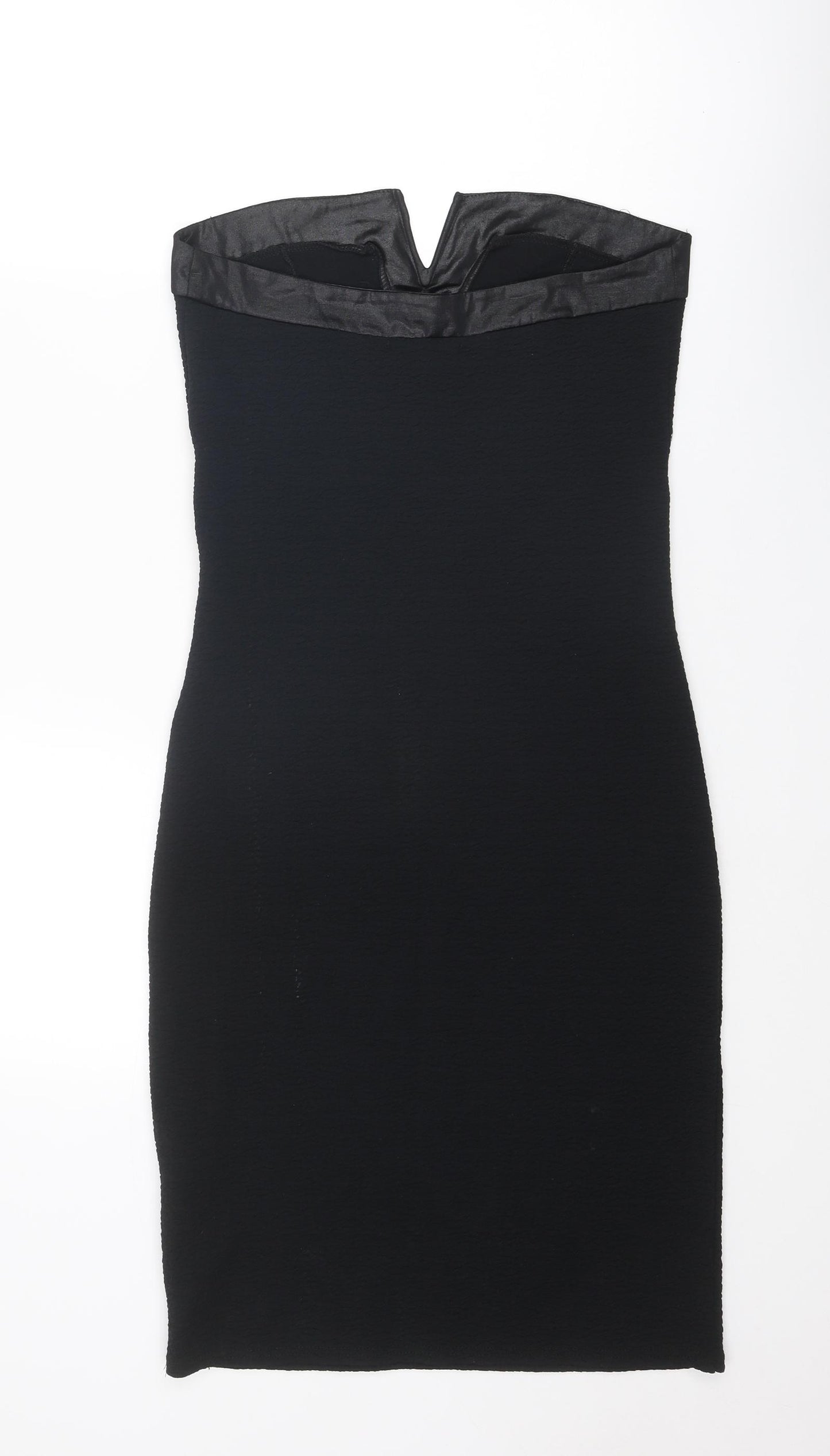 Cameo Rose Womens Black Polyester Pencil Dress Size 12 Square Neck Pullover - Strapless