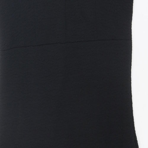 Cameo Rose Womens Black Polyester Pencil Dress Size 12 Square Neck Pullover - Strapless