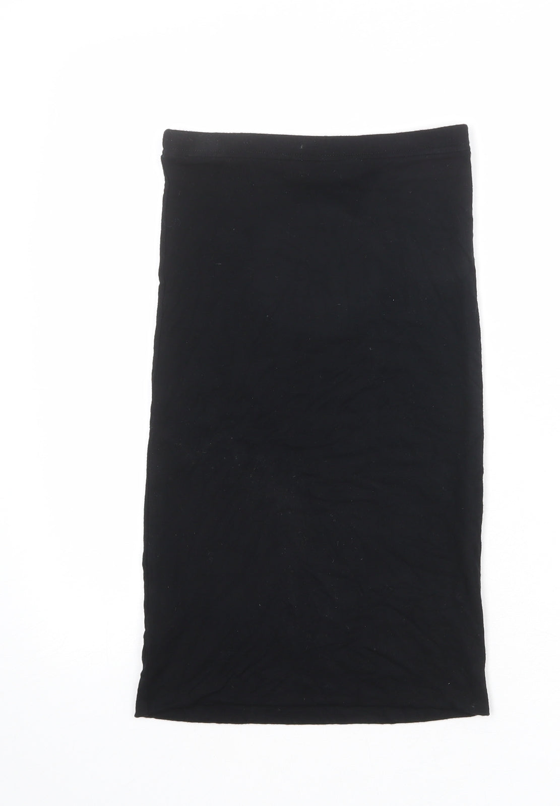 Topshop Womens Black Viscose Bandage Skirt Size 6