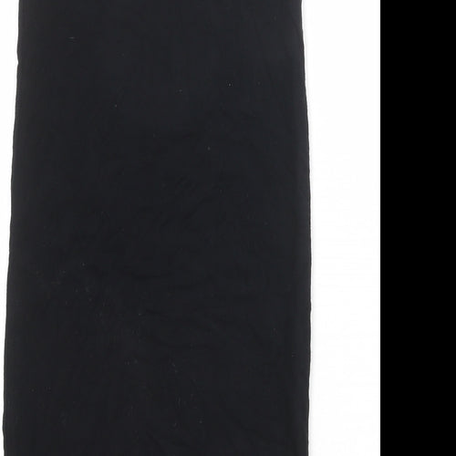 Topshop Womens Black Viscose Bandage Skirt Size 6