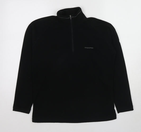 Craghoppers Womens Black Polyester Pullover Sweatshirt Size 10 Pullover