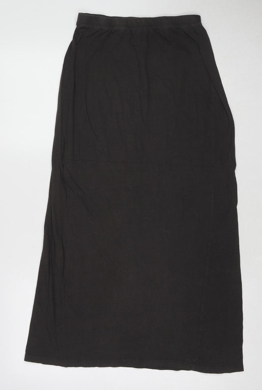 Zara Womens Brown Polyester Maxi Skirt Size S