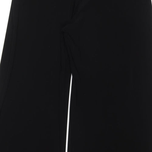 Saloos Womens Black Polyester Trousers Size L L31 in Regular