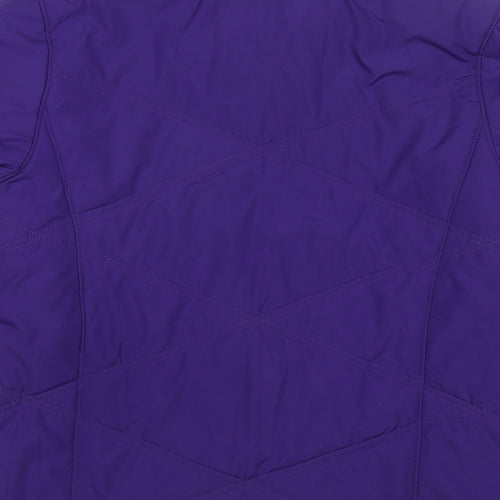 Merrell Womens Purple Jacket Size L Zip