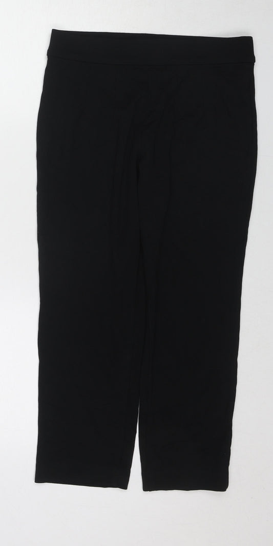 Marks and Spencer Womens Black Viscose Jogger Leggings Size 10 L21 in