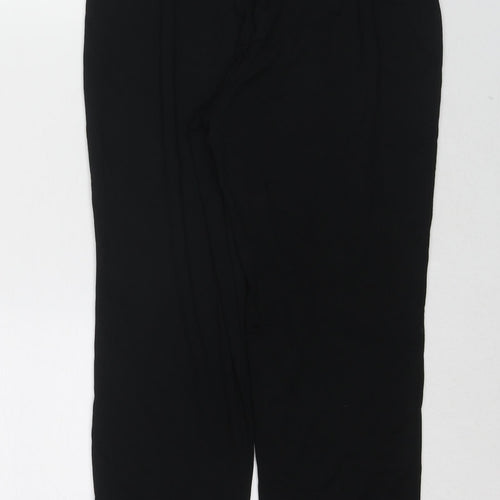 Marks and Spencer Womens Black Viscose Jogger Leggings Size 10 L21 in