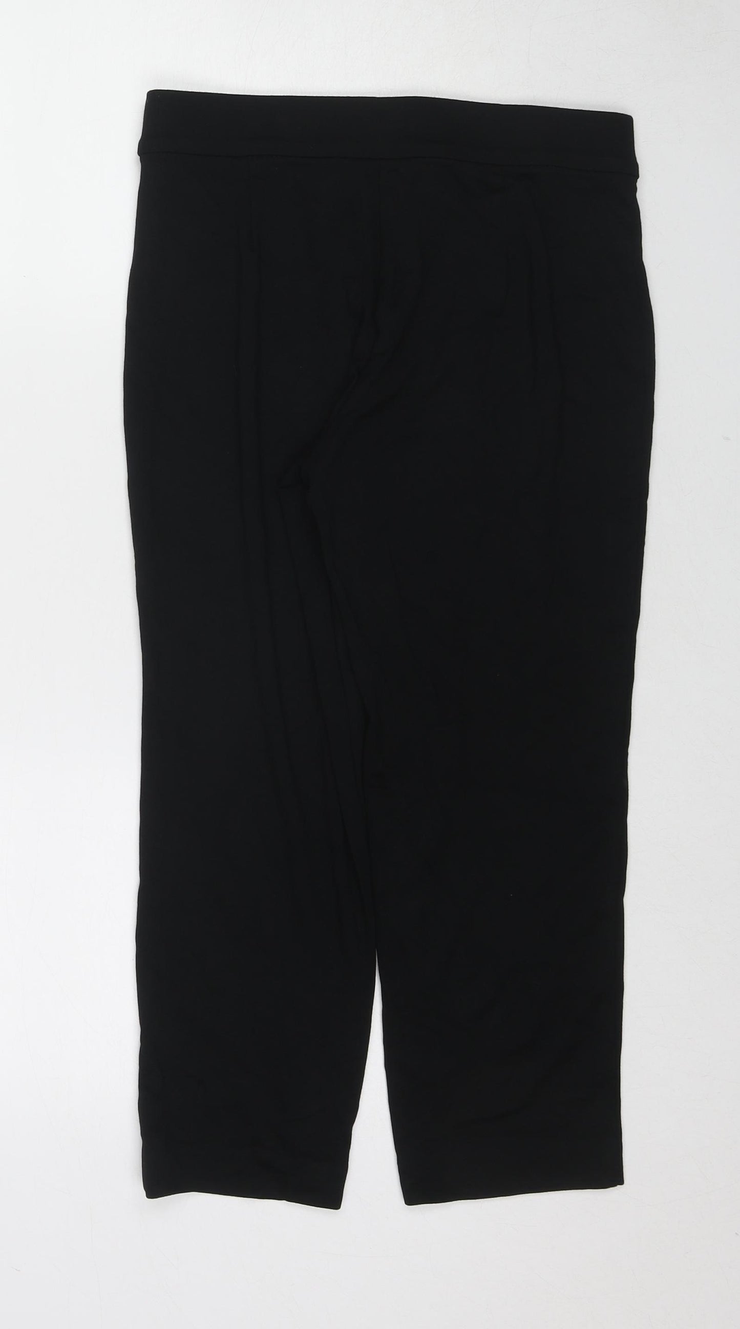 Marks and Spencer Womens Black Viscose Jogger Leggings Size 10 L21 in