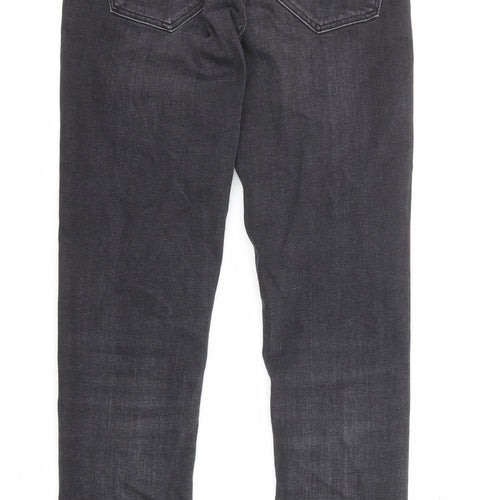 H&M Womens Black Cotton Skinny Jeans Size 27 in L32 in Regular Zip