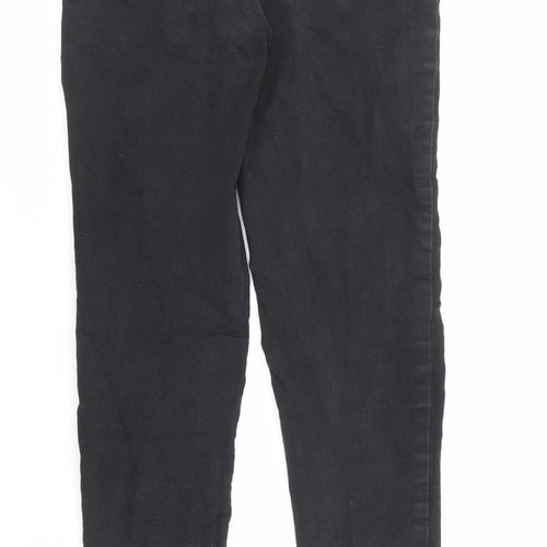 Marks and Spencer Womens Black Cotton Jegging Jeans Size 8 L29 in Regular