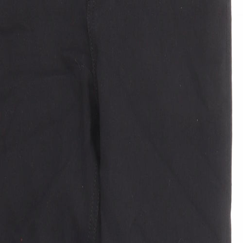Marks and Spencer Womens Black Cotton Skinny Jeans Size 8 L26 in Regular Zip