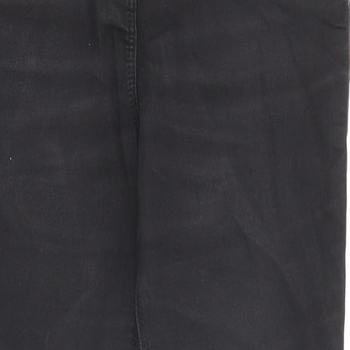 George Womens Black Cotton Skinny Jeans Size 14 L26 in Regular Zip