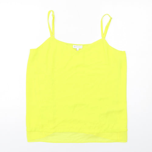 Warehouse Womens Yellow Viscose Camisole Tank Size 16 V-Neck