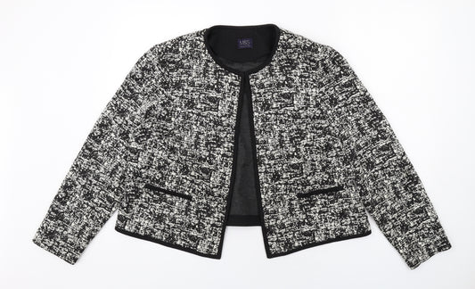 Marks and Spencer Womens Black Jacket Blazer Size 20 Hook & Eye