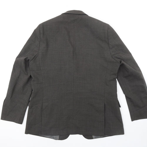 Rohan Mens Grey Wool Jacket Suit Jacket Size 44 Regular