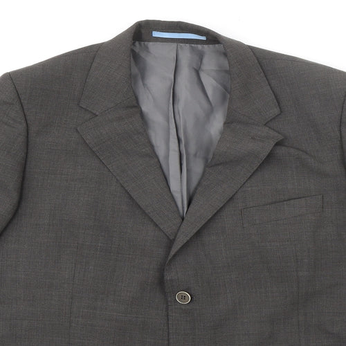 Rohan Mens Grey Wool Jacket Suit Jacket Size 44 Regular