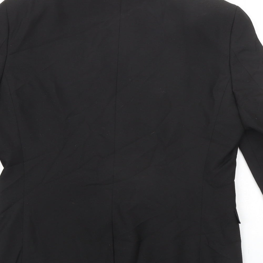 NEXT Mens Black Polyester Tuxedo Suit Jacket Size 40 Regular