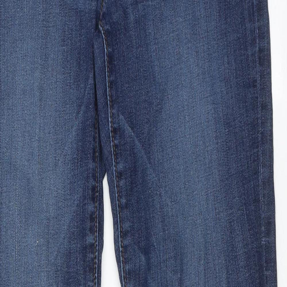 Gap Womens Blue Cotton Skinny Jeans Size 12 Regular Zip