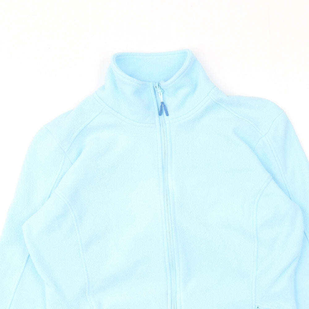 GOODMOVE Womens Blue Jacket Size 8 Zip