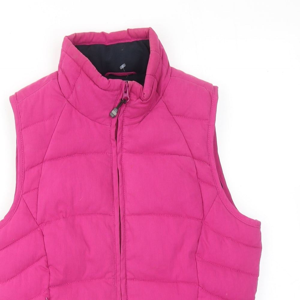 Joules Womens Pink Gilet Jacket Size 10 Zip